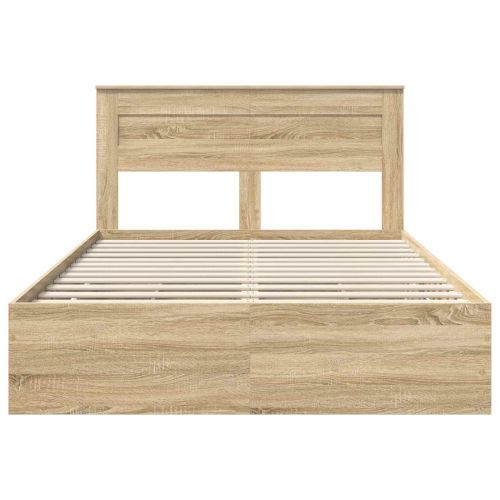 Рамка за легло Сонома дъб 150 x 200 cm Инженерна дървесина