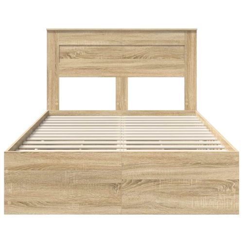 Рамка за легло Сонома дъб 120 x 190 cm Инженерна дървесина