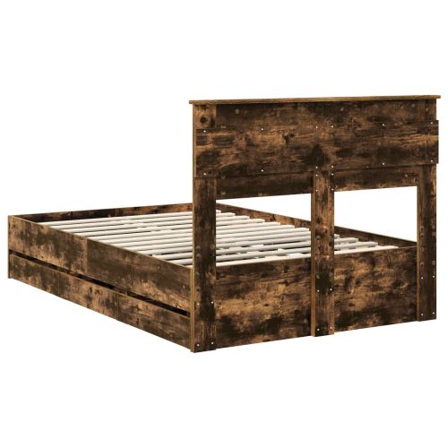 Рамка за легло Димян дъб 120 x 200 cm Инженерна дървесина