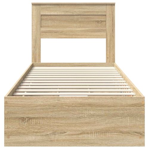 Рамка за легло Сонома дъб 90 x 200 cm Инженерна дървесина