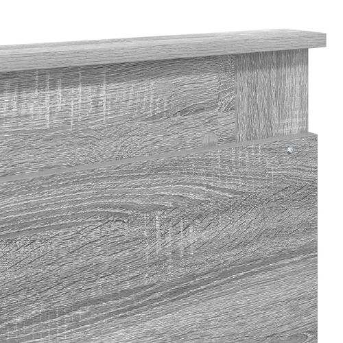 Рамка за легло Сив Сонома 180 x 200 cm Инженерна дървесина