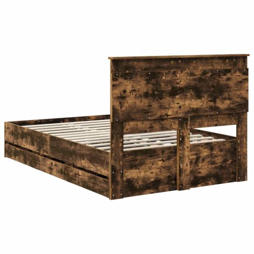 Рамка за легло Димян дъб 120 x 200 cm Инженерна дървесина