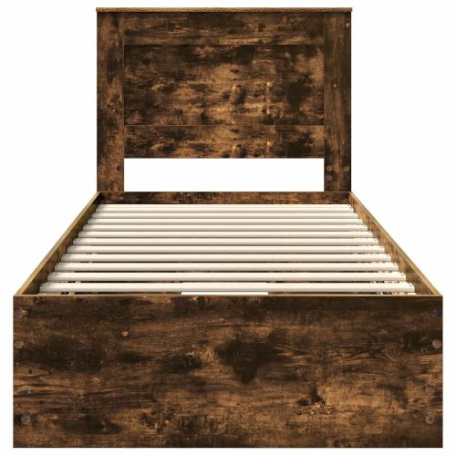 Рамка за легло Димян дъб 100 x 200 cm Инженерна дървесина