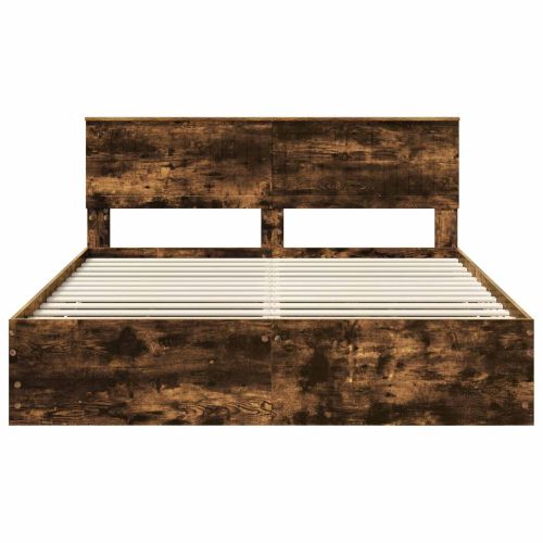 Рамка за легло Димян дъб 160 x 200 cm Инженерна дървесина