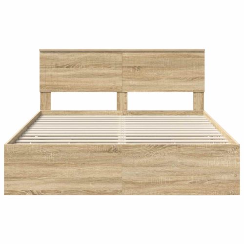 Рамка за легло Сонома дъб 150 x 200 cm Инженерна дървесина
