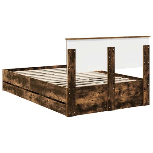 Рамка за легло Димян дъб 120 x 190 cm Инженерна дървесина