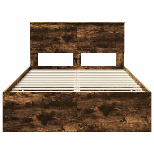 Рамка за легло Димян дъб 120 x 200 cm Инженерна дървесина