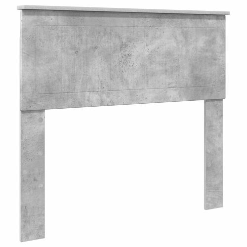 Рамка за легло Циментено сиво 100 x 200 cm Инженерна дървесина