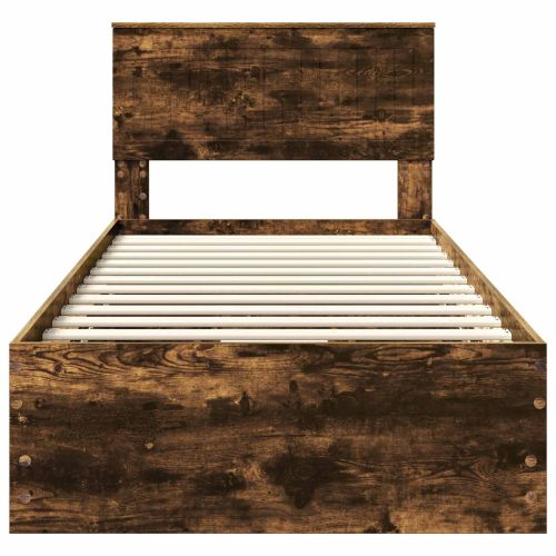 Рамка за легло Димян дъб 90 x 190 cm Инженерна дървесина