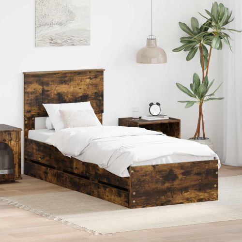 Рамка за легло Димян дъб 75 x 190 cm Инженерна дървесина