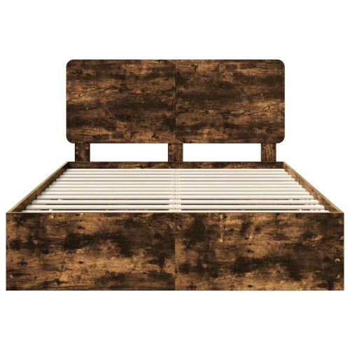 Рамка за легло Димян дъб 160 x 200 cm Инженерна дървесина