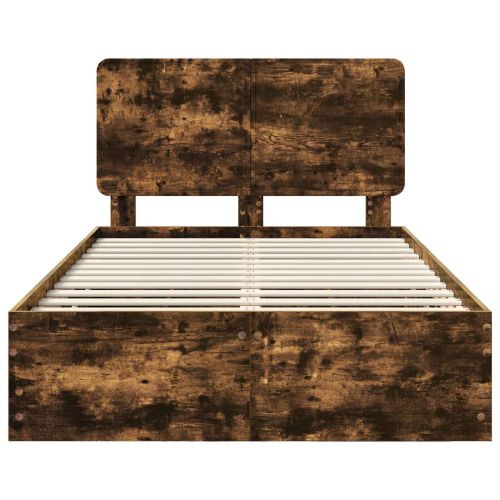 Рамка за легло Димян дъб 120 x 200 cm Инженерна дървесина