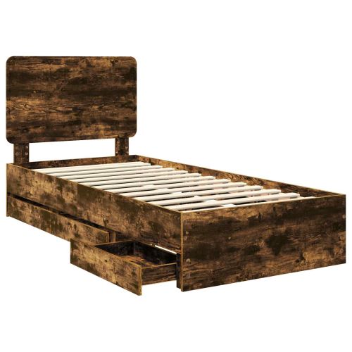 Рамка за легло Димян дъб 75 x 190 cm Инженерна дървесина