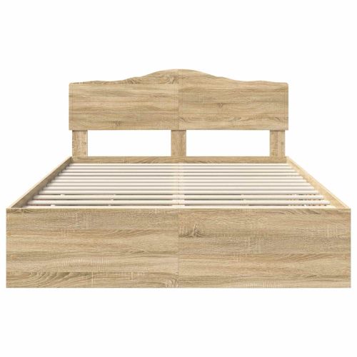 Рамка за легло Сонома дъб 150 x 200 cm Инженерна дървесина