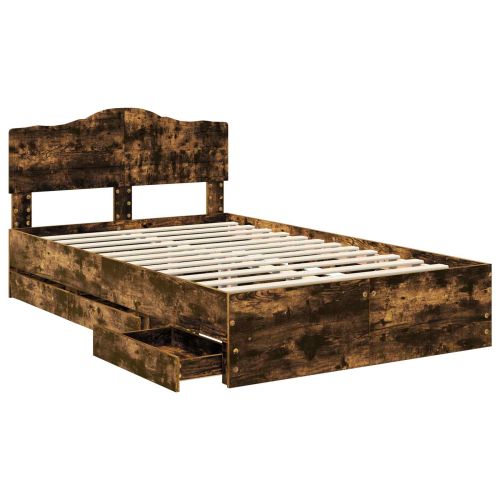 Рамка за легло Димян дъб 120 x 190 cm Инженерна дървесина