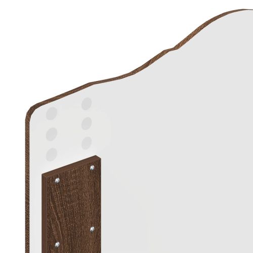 Рамка за легло Кафяв дъб 90 x 190 cm Инженерна дървесина