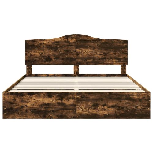 Рамка за легло Димян дъб 180 x 200 cm Инженерна дървесина