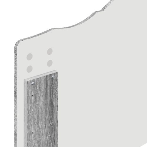 Рамка за легло Сив Сонома 90 x 200 cm Инженерна дървесина