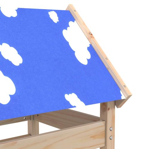 Игрална кула Кафяво 85 x 52,5 x 239 см Солидно борово дърво