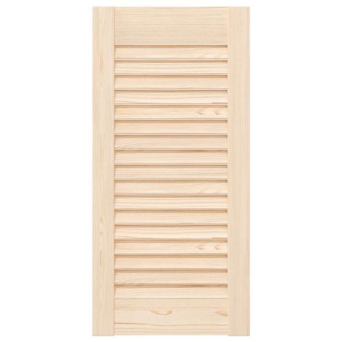 Врати за шкафове с лустросан дизайн 2 бр. масивна дървесина бор