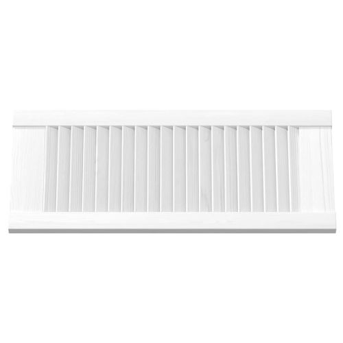 Врати за шкафове с лустросан дизайн 4 бр., бели 61,5x29,5 см