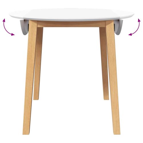 трапезна маса естествено масивно дърво гума