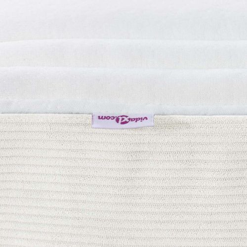 Матрак за легло с матрак Крем 100 x 200 cm текстил