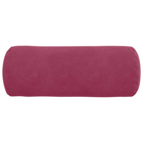 Възглавници валяци 2 pcs Виненочервен Ø 15 x 40 см