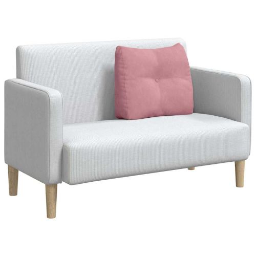 Възглавница за гръб Розово 60 x 24 x 50 см Кадифе