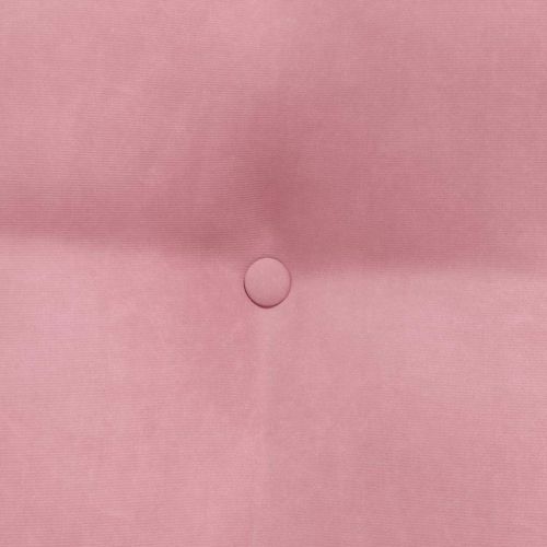 Възглавница за гръб Розово 60 x 24 x 50 см Кадифе