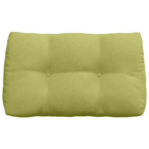 Възглавница за гръб Светло зелено 80 x 24 x 50 см текстил