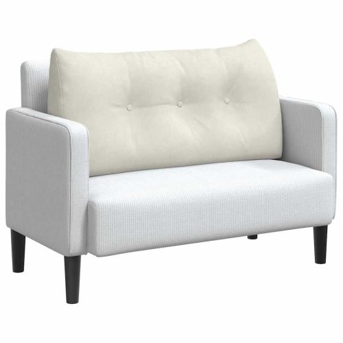 Възглавница за гръб Крем 100 x 24 x 50 см Кадифе