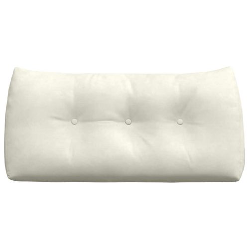 Възглавница за гръб Крем 100 x 24 x 50 см Кадифе