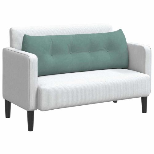 Възглавница за гръб Морско зелено 140 x 24 x 50 см Кадифе