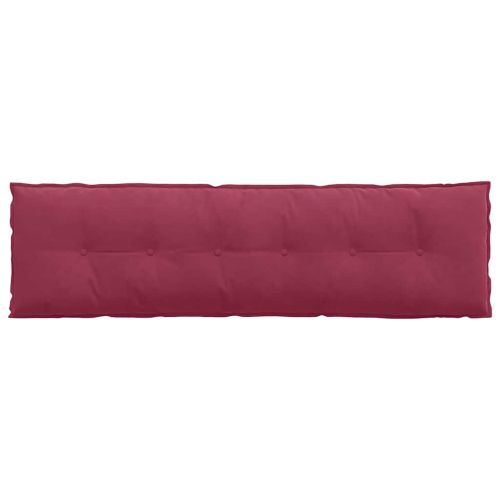 Възглавница за гръб Виненочервен 180 x 50 см Кордюрова тъкан
