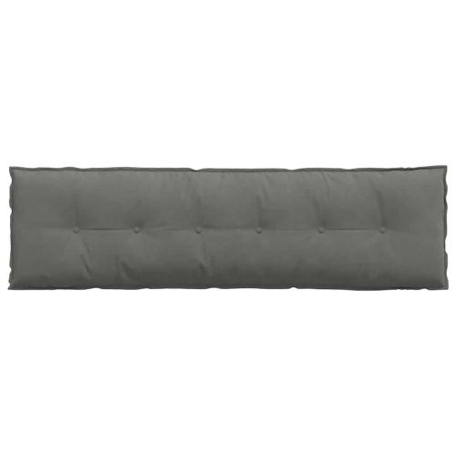 Възглавница за гръб Тъмен сив 180 x 50 см Микрофибърна тъкан