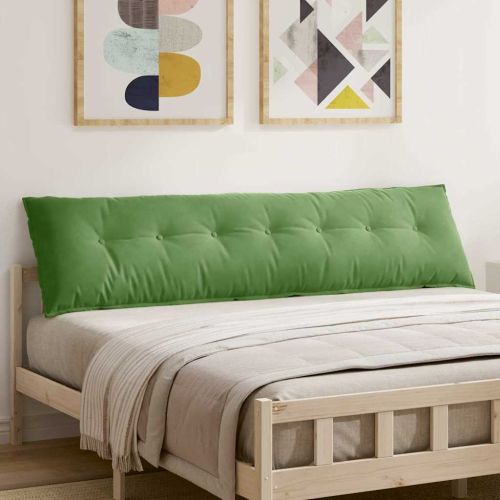 Възглавница за гръб Светло зелено 200 x 50 см Кордюрова тъкан