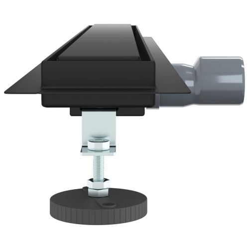 2 в 1 душов дренаж Черно 70 cm Неръждаема стомана 304