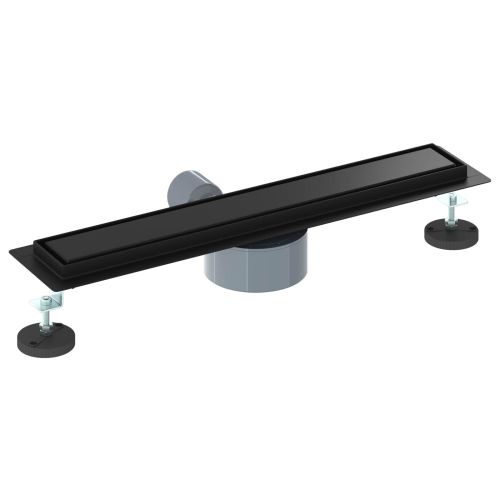 Душ канал 2-в-1 с 360° сифони Черно 50 cm