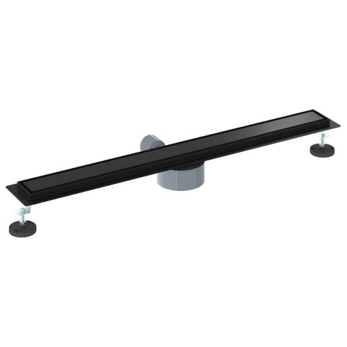 Душ канал 2-в-1 с 360° сифони Черно 80 cm