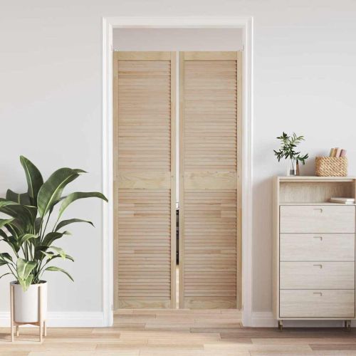 Врата за шкаф с врата 2 pcs Естествен 201 x 2,1 x 49,5 см