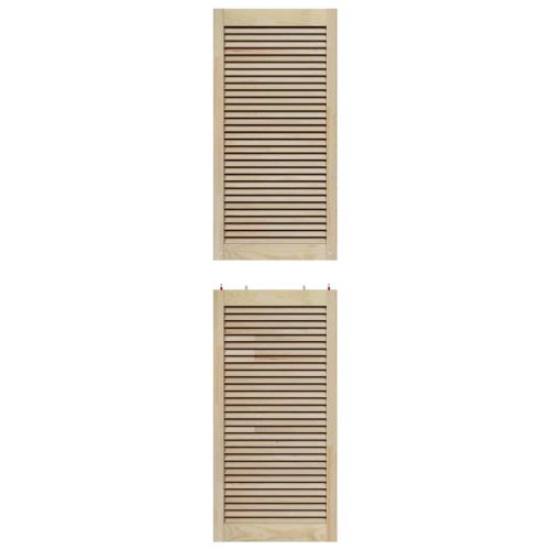 Врата за шкаф с врата 2 pcs Естествен 201 x 2,1 x 49,5 см