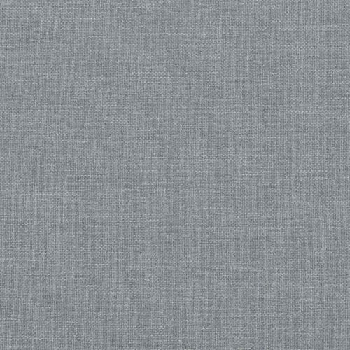 Шезлонг с пола Светлосиво 91 x 157 x 91 см текстил