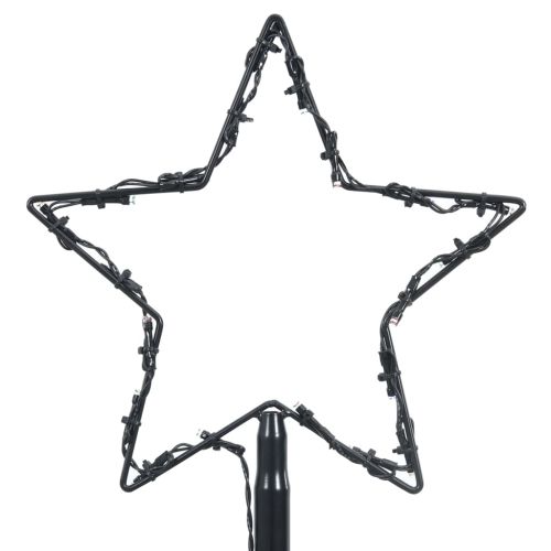 Коледна елха конус, 330 LED топло бяло, декорация, 100x300 см