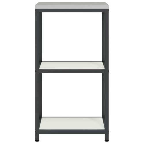 Съхранение в кухнята с рафт Бяло 60 x 50 x 92 см Стомана