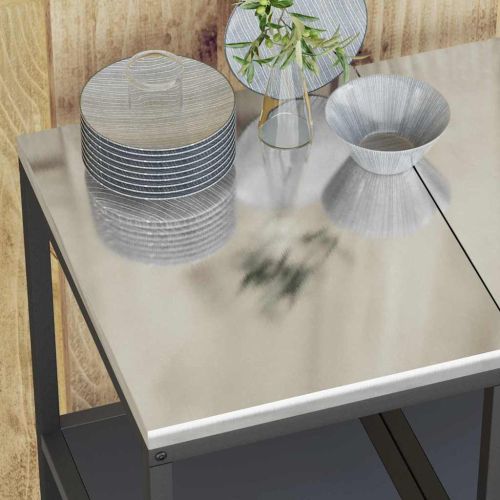 Съхранение в кухнята с рафт Антрацит 60 x 50 x 92 см Стомана