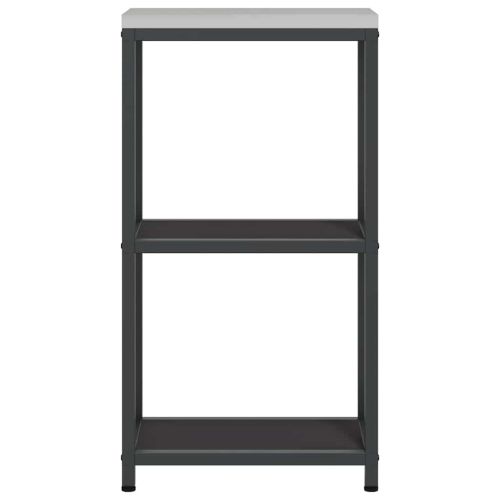 Съхранение в кухнята с рафт Черно 60 x 50 x 92 см Стомана