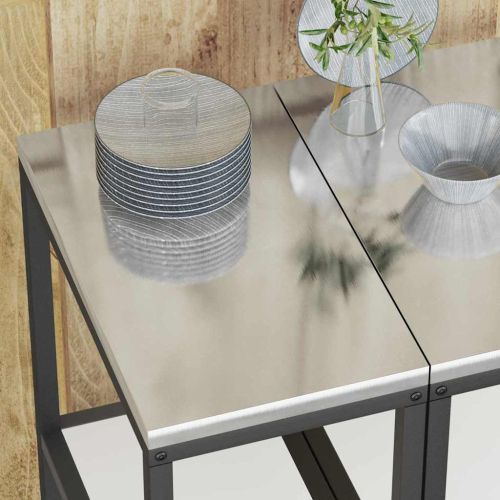 Съхранение в кухнята с рафт Бяло 60 x 50 x 92 см Стомана