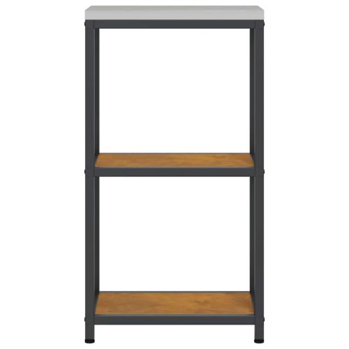 Съхранение в кухнята с рафт Ръждясало 60 x 50 x 92 см Стомана