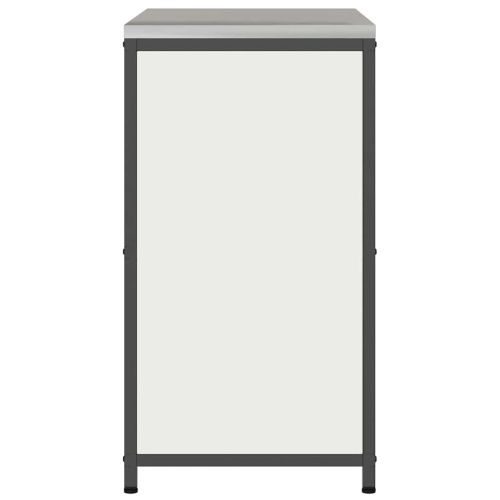 Съхранение в кухнята с рафт Бяло 60 x 50 x 92 см Стомана